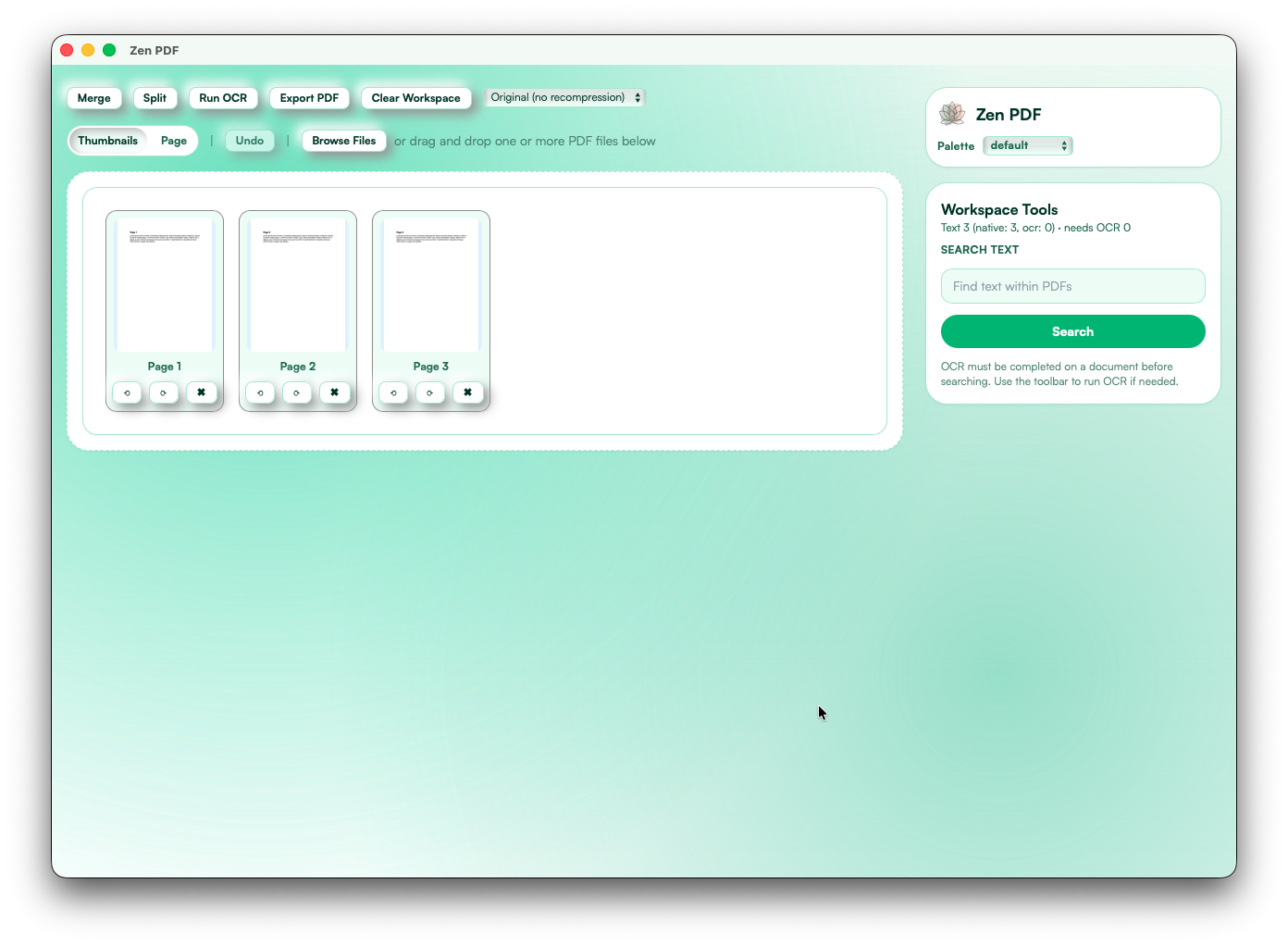 Zen PDF app screenshot
